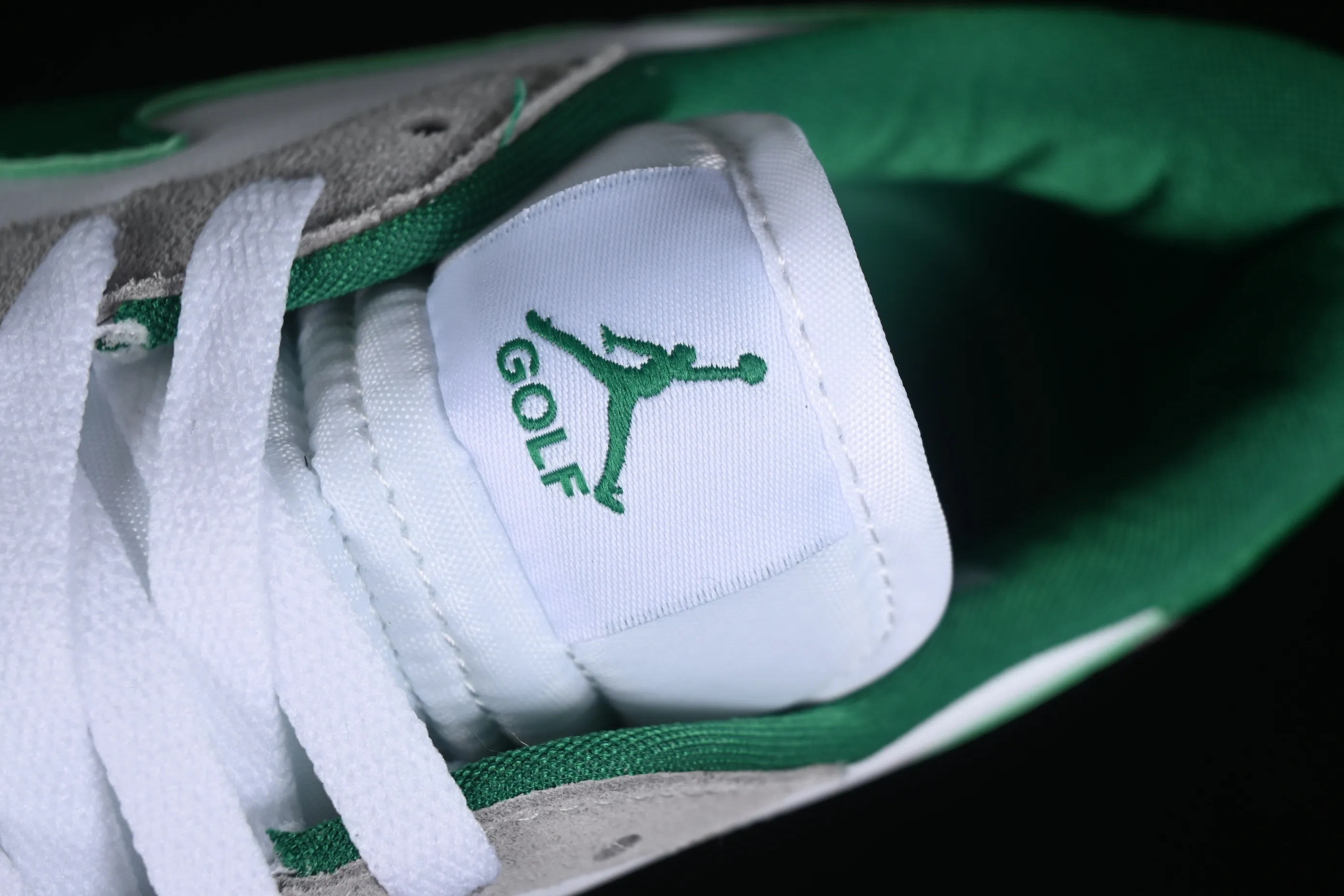 All categories Air Jordan Jordan series basketball shoes Air Jordan 1 Low Air Jordan 1 Low Golf AJ1 Joe 1 new golf version gray white green color DD9315-112